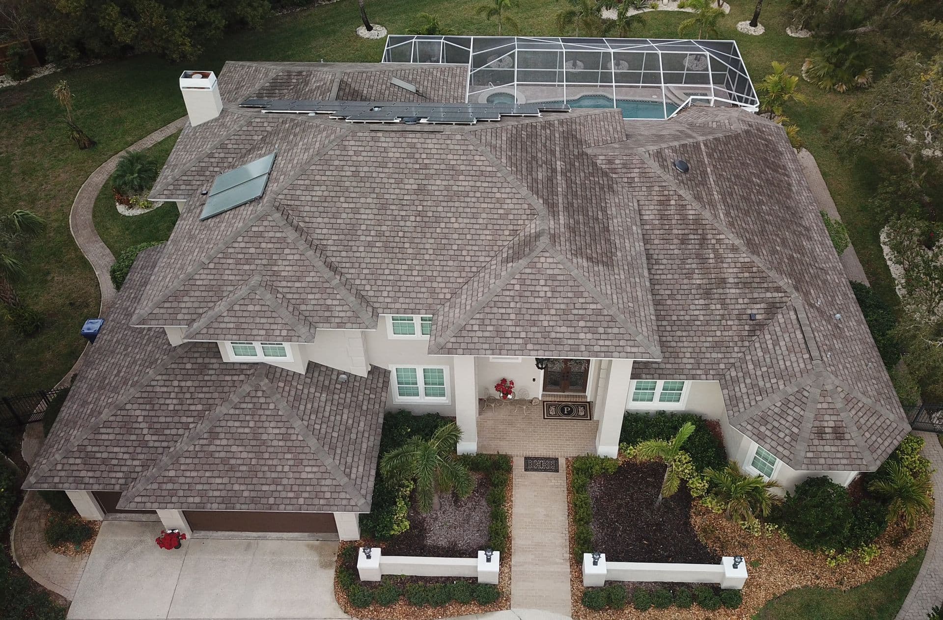 Before · Roof surface before and after treatment, Shingle Hero image gallery